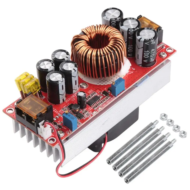 A44I-1500W 30A DC-DC Boost Converter Module 10-60V To 12-97V Voltage Step Up Converter Boost CC CV Power Supply Module