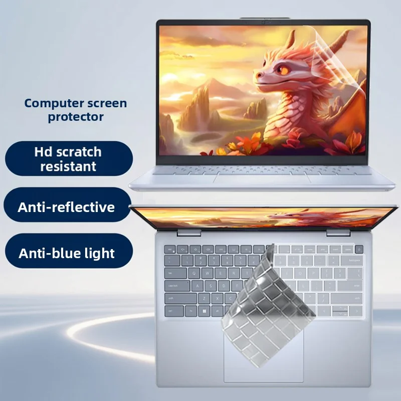 for Dell Inspiron 14PLUS computer screen film 7440 keyboard film 7441 anti reflective 5445 anti blue light protective film