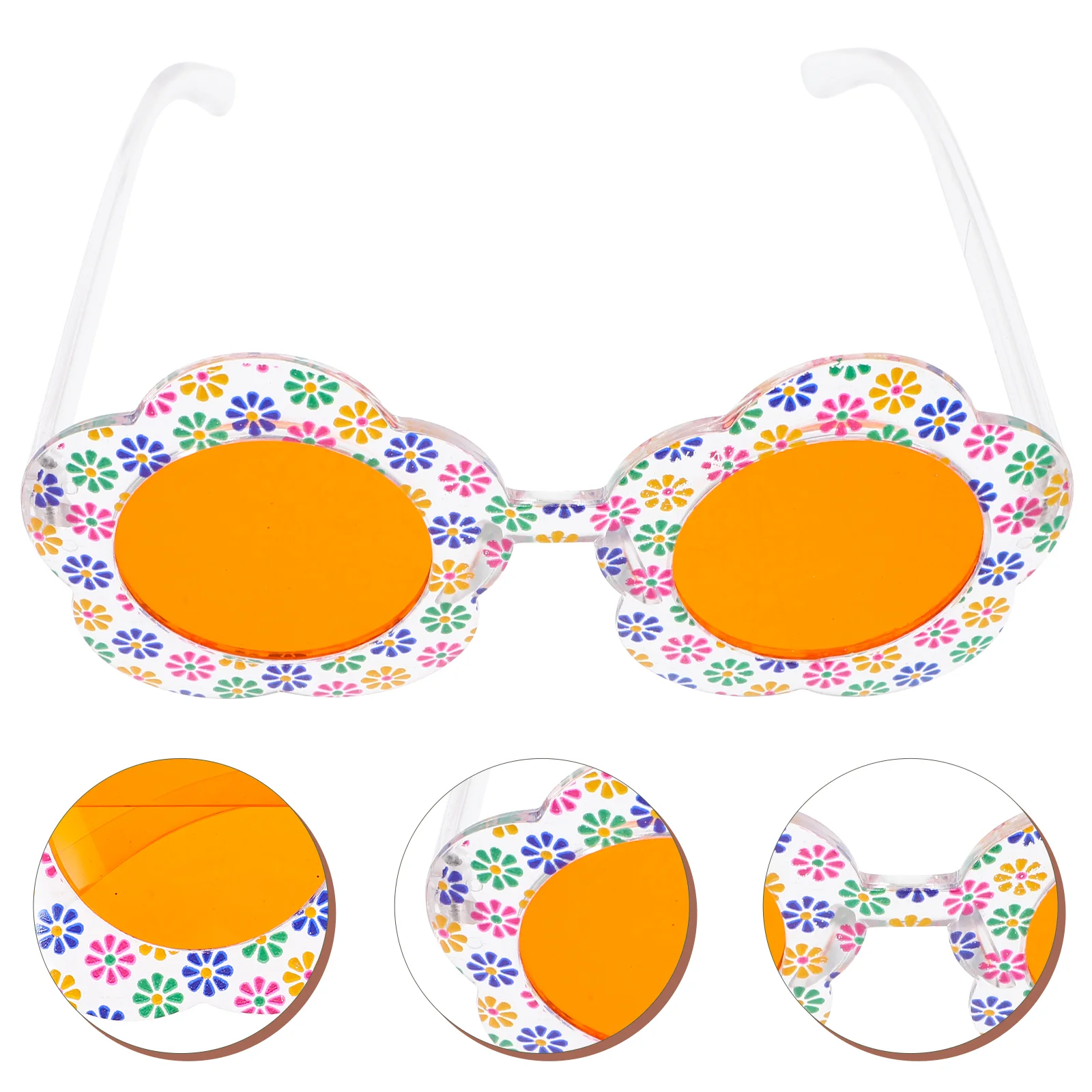 Small Flower Sunglasses Girl Sunflower Kids Party Abs Toddler Bride Baby Gifts