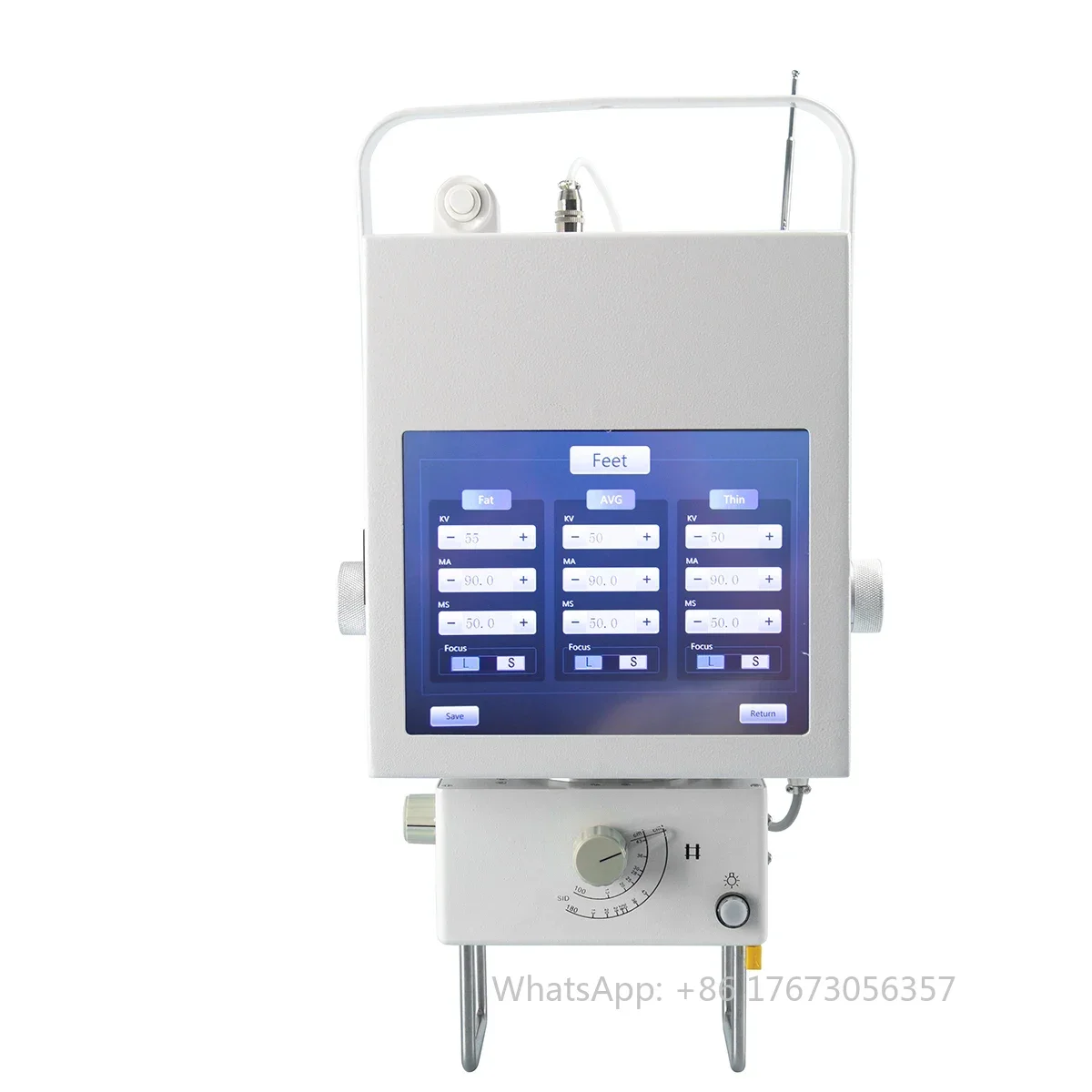 5KW Digital Portable Medical Xray Radiology Machine Mobile Digital X-ray Equipment Portable X Ray Machine