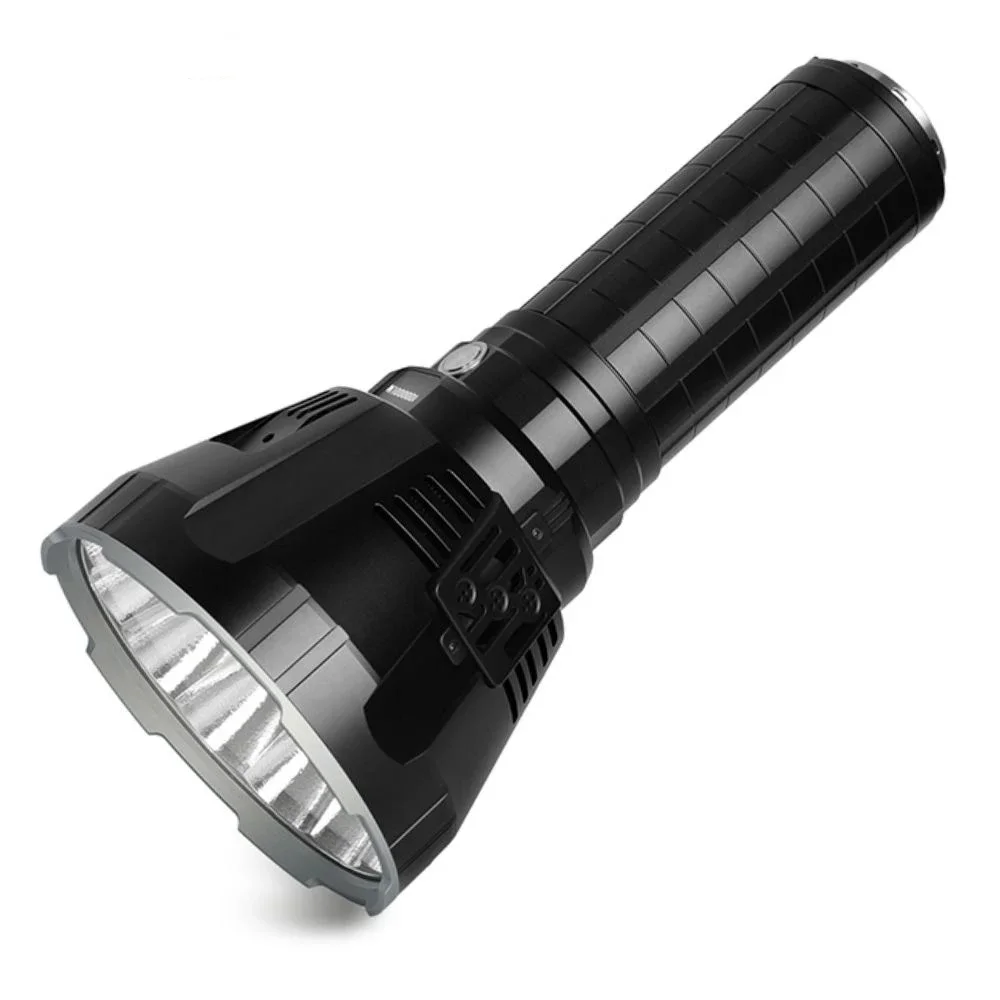 Wholesale Custom IP54 100000 ms18 Lumens Fishing Waterproof With Battery Intelligent Charging Strongest Led USB Flashlight