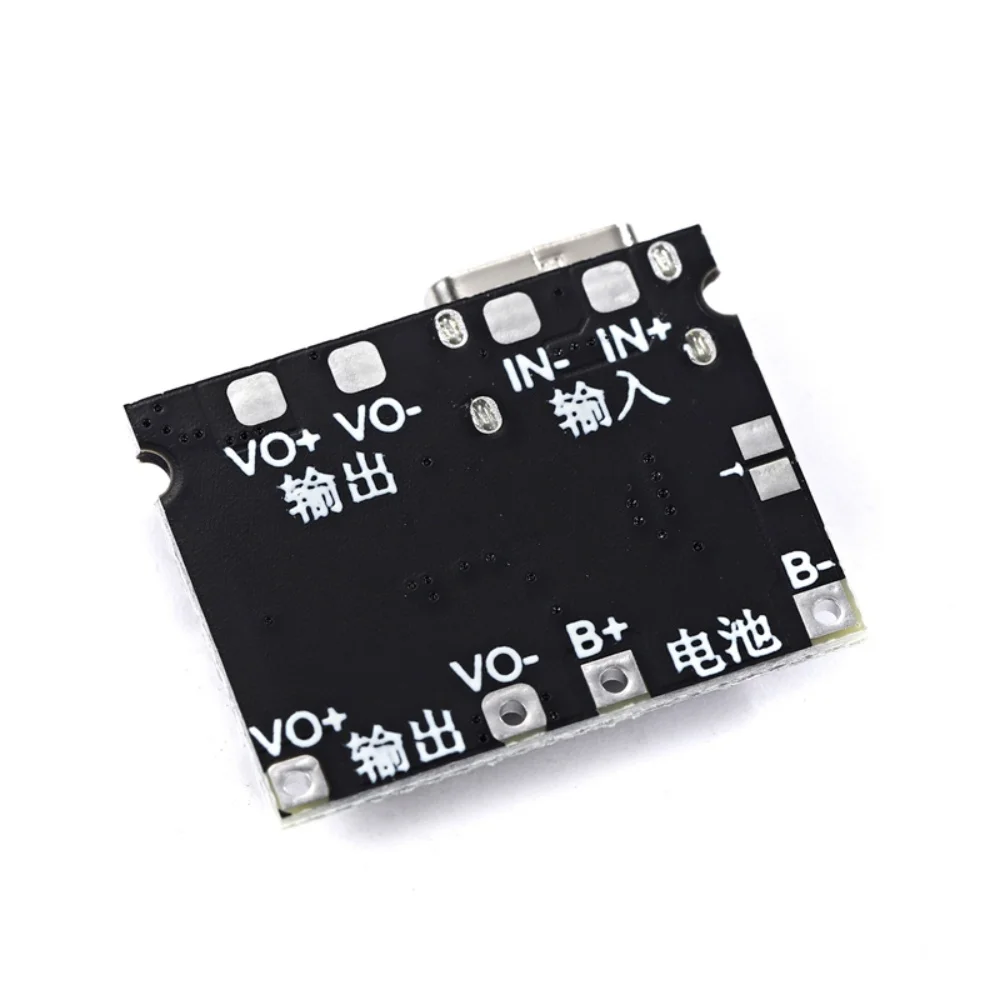 1-5 Stück Typ-C USB 3,7V 4,2V 1A 5W Lithium Li-Ionen 18650 Akku-Ladeplatine DC-DC Step-Up Boost Modul TP4056 DIY-Kit Teile – Detail 8