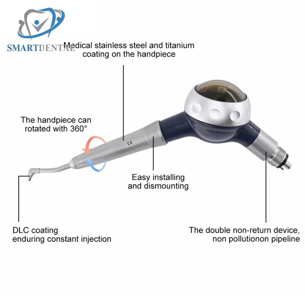 Dental Air Prophy Polisher Unit Jet Dentistry Odontologia Whitening Spray Polisher Sandblasting Machine 2/4holes instrument