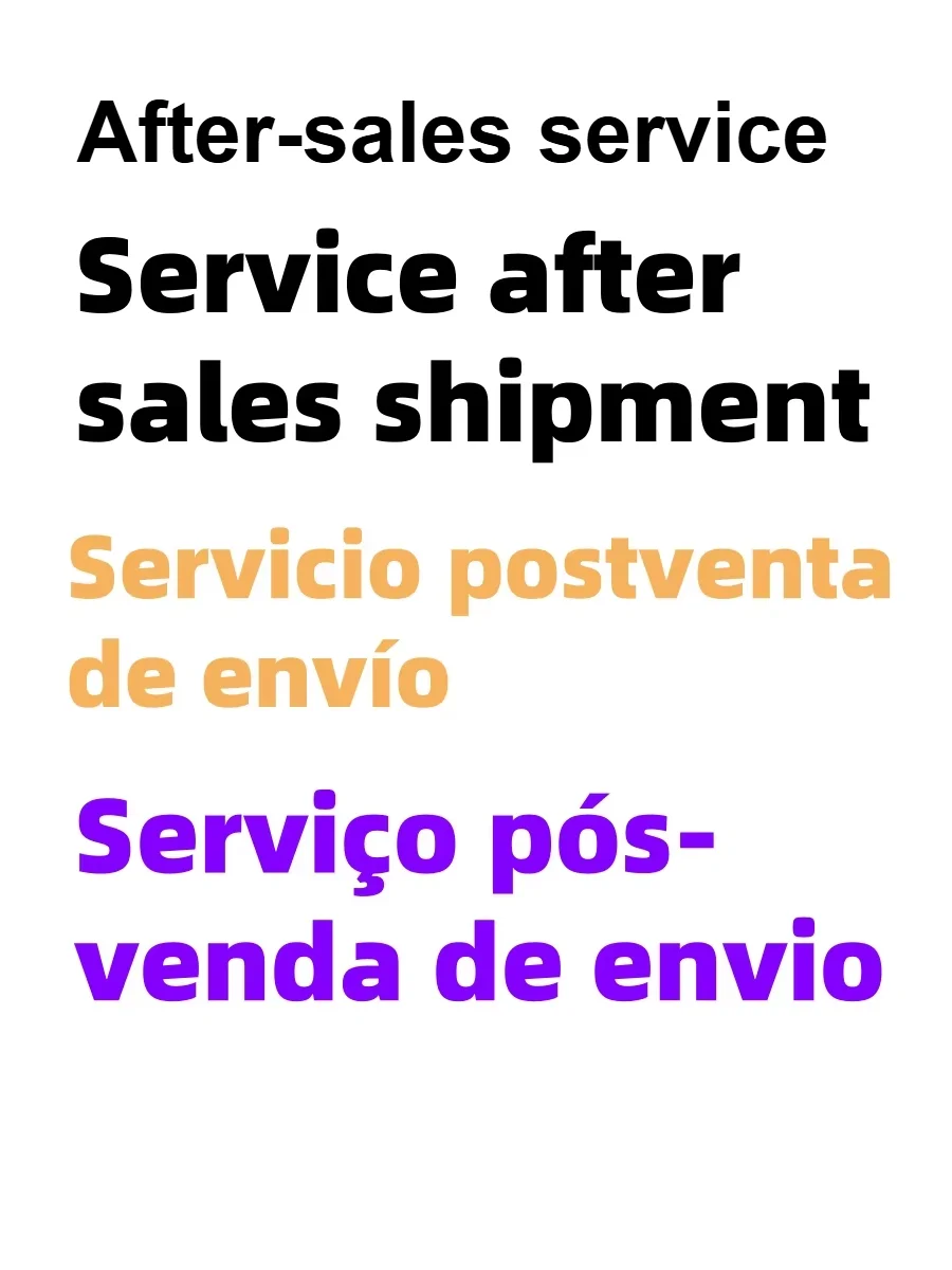 

Услуги после продажи отправки Servicio postventa de envío