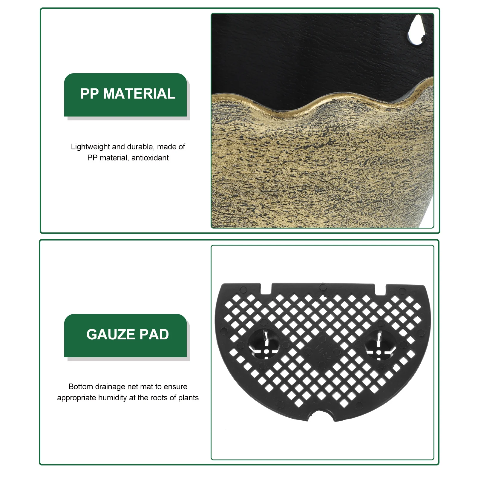 

1 Set Of Retro Painted Hanging Planter Pot Plastic Succulent Wall Planter For Indoor Outdoor Garden Balcony Flowerpots Wall