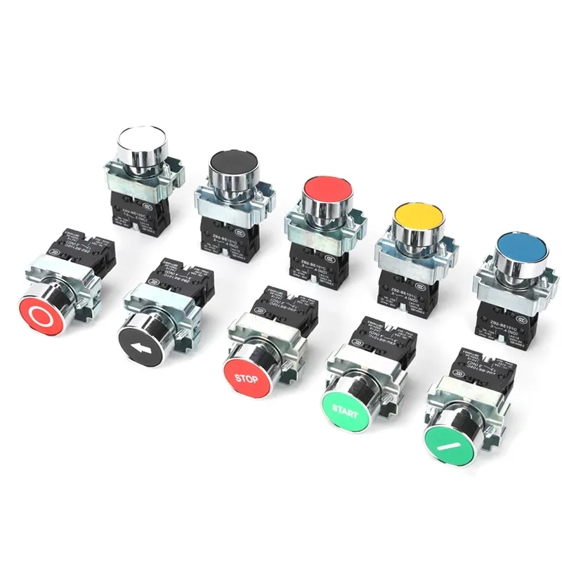 Button switch XB2BA31C/42/51/61/21 self-resetting momentary push-button circular touch power start button