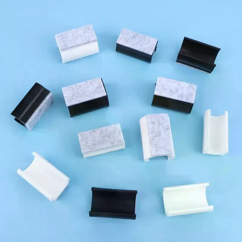 Chair Leg Caps 10Pcs U Shaped 19mm 22mm 25mm Non Slip Pads for Floor Scratch Prevention in Study Room