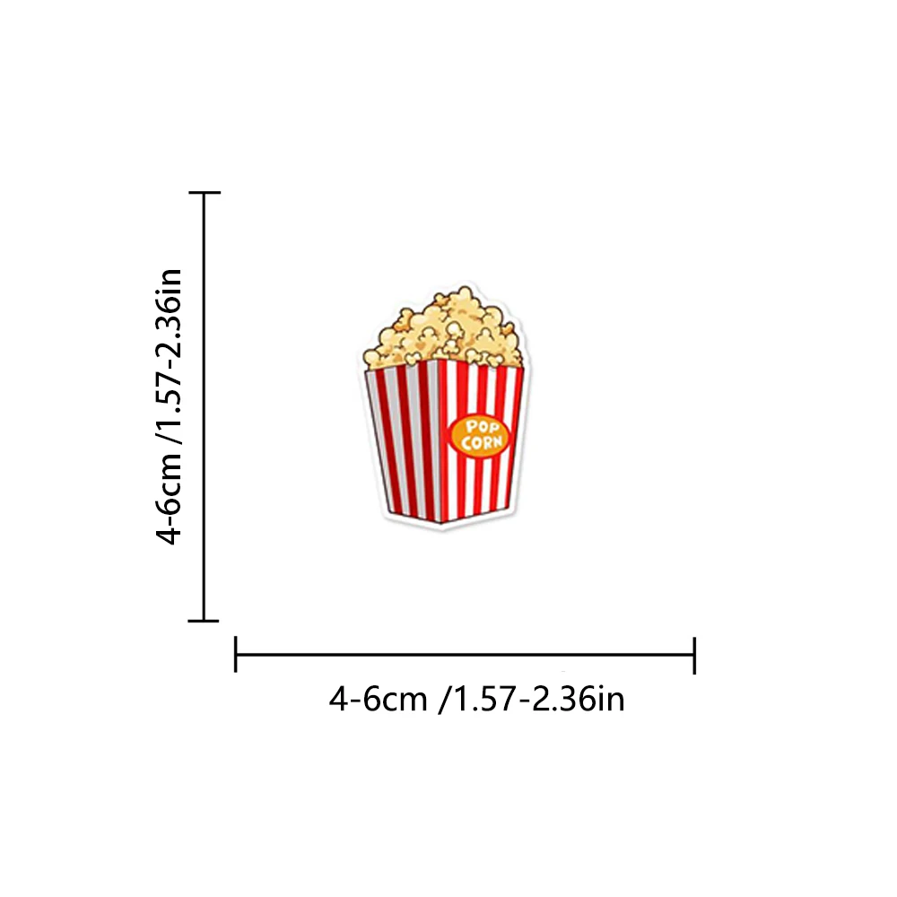 10/30/50 قطعة وجبة خفيفة التعبئة والتغليف لطيف الكرتون Graffiti بها بنفسك الكتابة على الجدران ملصق لكوب الماء الهاتف الكمبيوتر المحمول القرطاسية الأمتعة #5