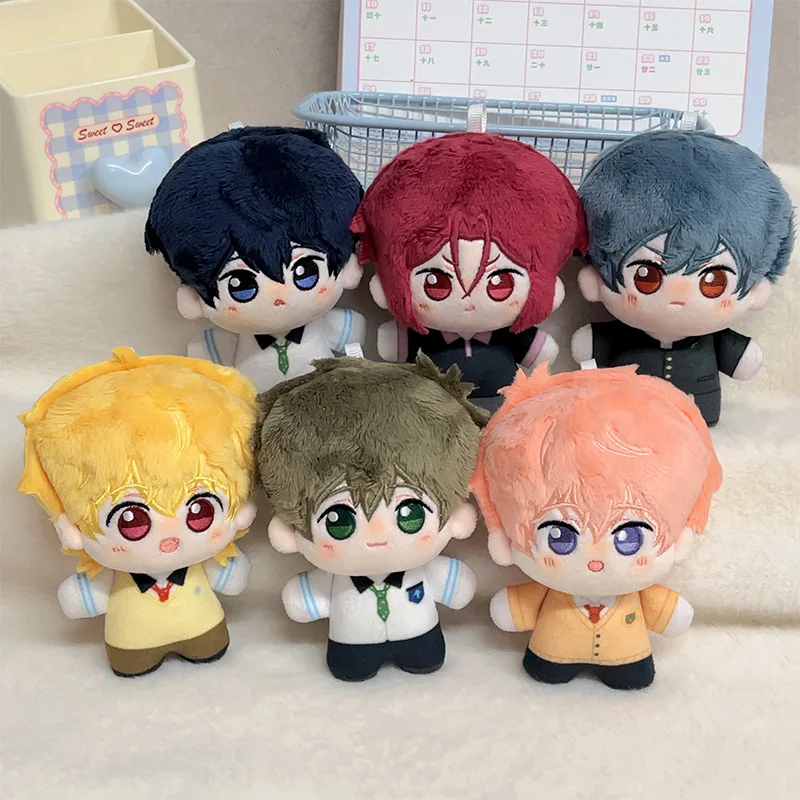 

10cm New Free Iwatobi Swim Club Cotton Plush Keychains Anime Character Stuffed Dolls Soft Mini Bag Pendants For Anime Fans Gifts