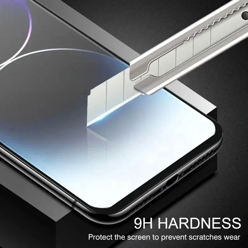 5 Piezas Protector de Pantalla Mate Cerámico Suave 9H para iPhone 17 Pro Max 15 14 16 11 12 13 Mini XR X Xs 7 8 Plus 17 Air 3