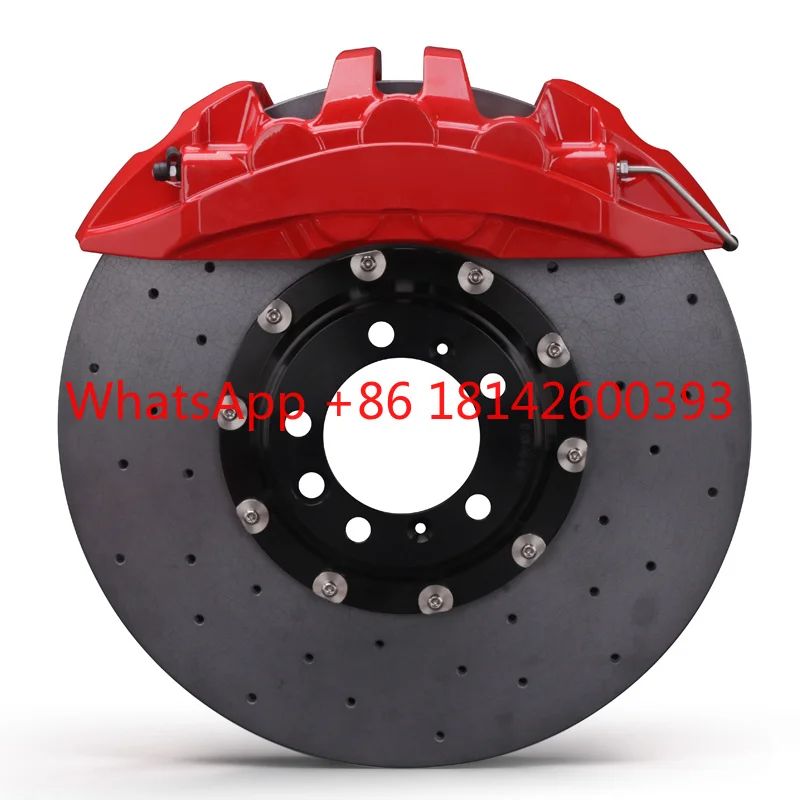 SR8 Front 8 Piston Split Forged Big Brake Kit with Carbon Ceramic Disc Option 19‑21 Inch Wheels