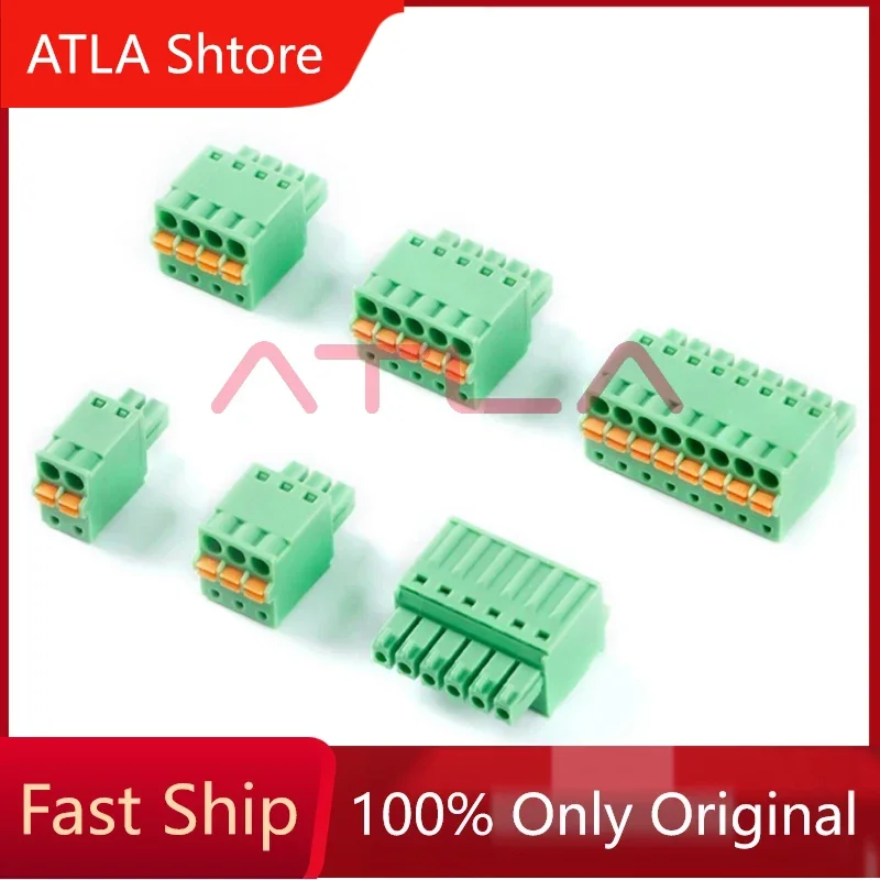 (10 Pieces) KF2EDGKD 3.5 - 2P 3P 4P 5P 6P 7P 8P 9P 10P 12P Pluggable Connector Terminal 3.5mm Pitch 2EDGKD