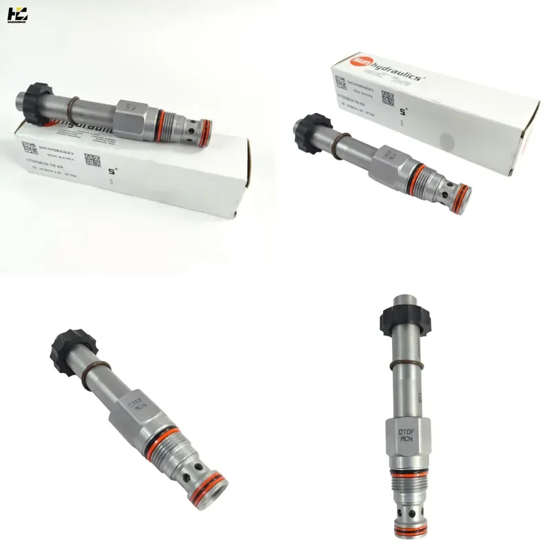 For SUN Hydraulics DTDF-MCN T-13A 2-Way Poppet Cartridge Valve 350 Bar 40 L/min 3/4-16 UNF High Pressure Hydraulic Control