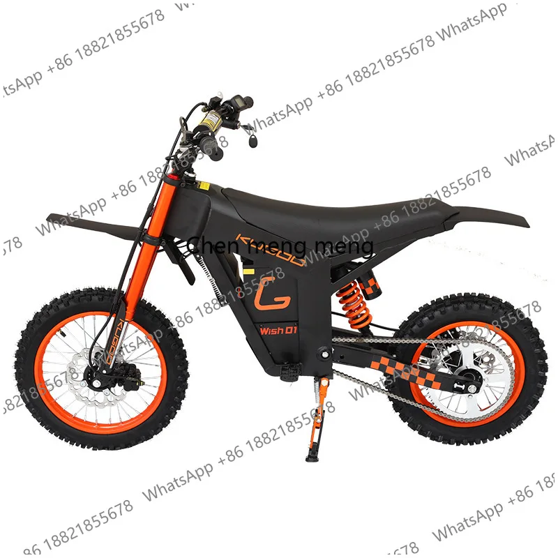 High-Power 48VTwo-Wheeled Electric Cross-Country Motorcycle for Teenagers Aluminum Alloy Lithium for Overseas Use
