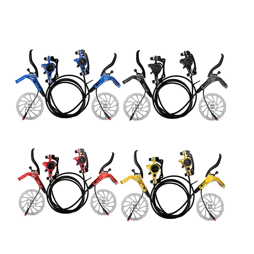 PM 74mm/IS 51mm EBike Hydraulic Disc Brake Set Electric Bicycle Cut Off Brake Lever With For ROTOR Left Rear/Right Front