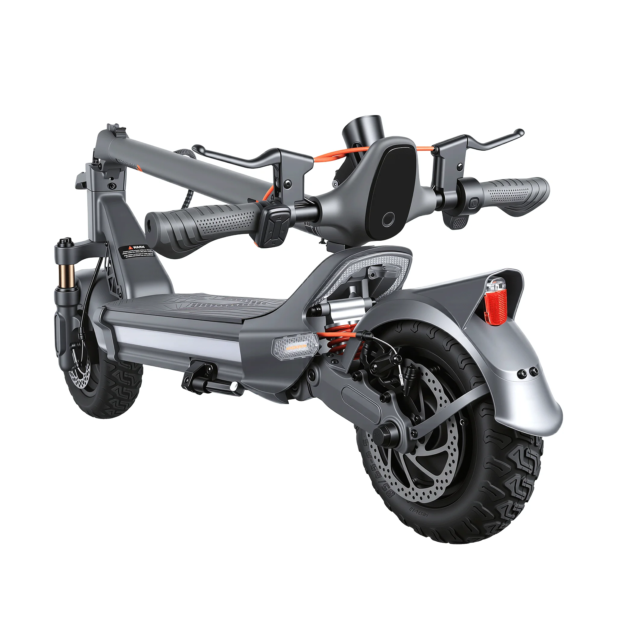 1600W Spitzenleistung Elektroroller 48V 18AH 80KM Reichweite 50KM/H Höchstgeschwindigkeit Doppelte Federung Pendler-Roller IPX5 Wasserdicht
