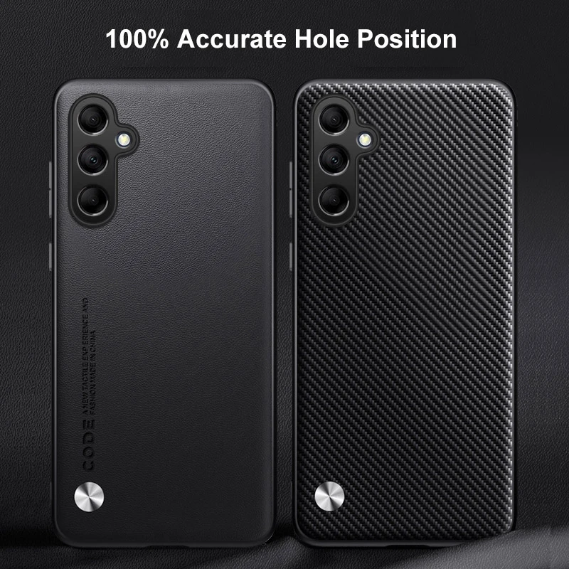 Luxury PU Leather Case For Samsung Galaxy M54 F54 5G Back Cover Matte Shockproof Silicone Full Protection Phone Case Coque