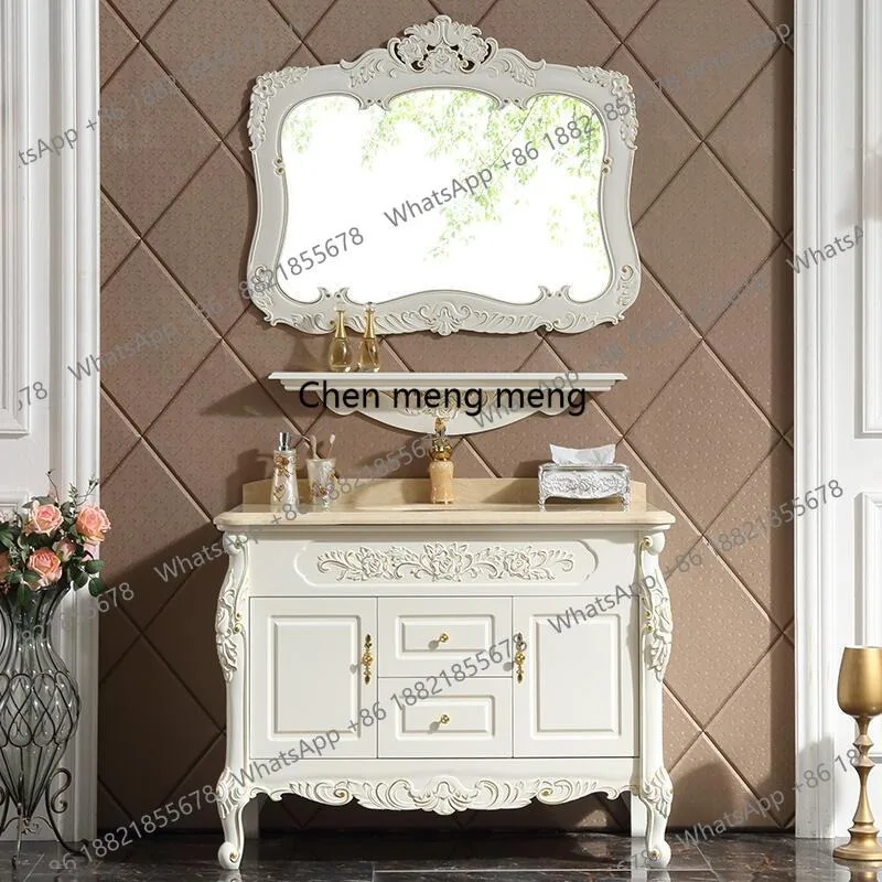 

Light Luxury High-end Bathroom Cabinets Combination European Bathroom Cabinets Bathroom Home Furniture In Particolare