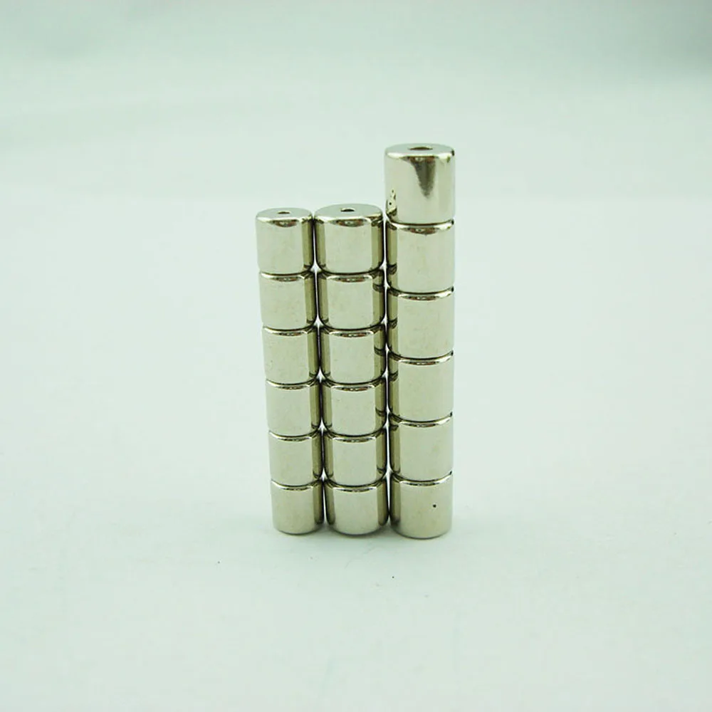 10Pairs Strong Magnetic Clasps Neodymium Magnets 6*6mm 5*6mm 5*5mm for Bracelet Necklace Jewelry Making DIY Round Accessories