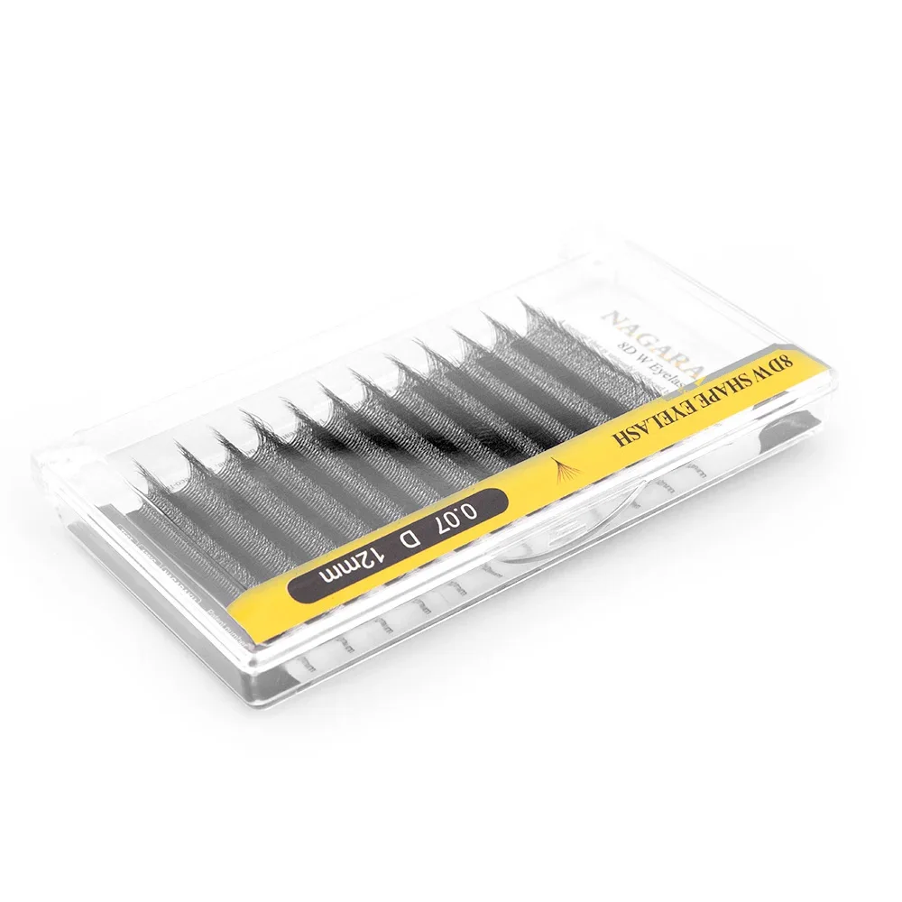 NAGARAKU 8D W-Form Großes Bündel Wimpernverlängerung Vorgefertigte Fächerwimpern Superweiche Volle Dichte Wimpern – Detail 11