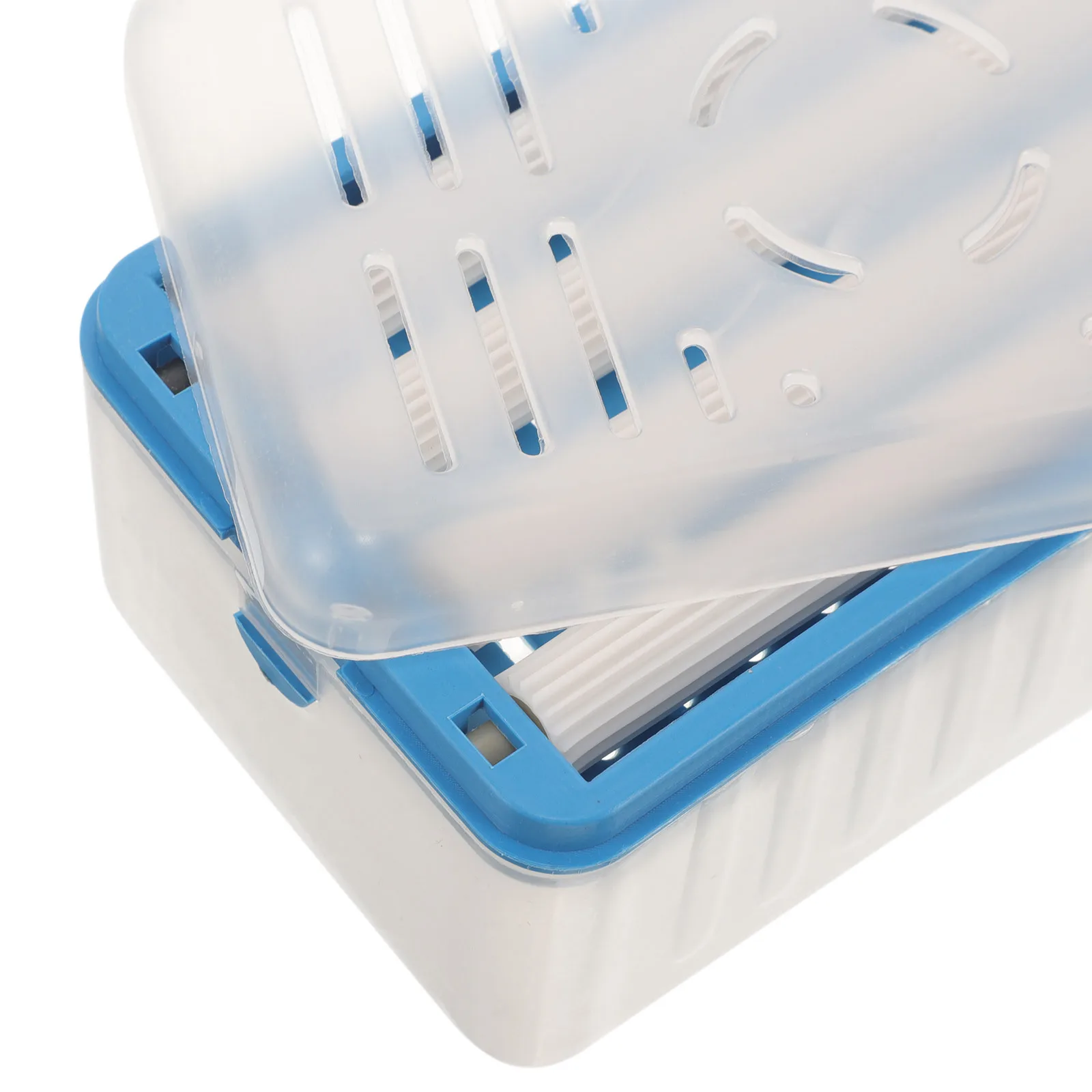 

3pcs Laundry Containers Bar Soap Storage Box With Roller Grooves Hollow Drainage Design For Bathroom Kitchen Countertop Use Soap