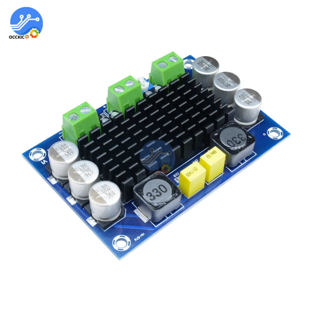 TPA3116D2 Mono Amplifier Board 80W 100W DC 12V-26V High Power Audio Digital AMP Module Sound Speaker Board Volume Control