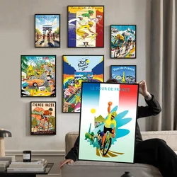 Tour of F-France Anime Posters Sticky Whitepaper Prints Posters Artwork Kawaii Room Decor