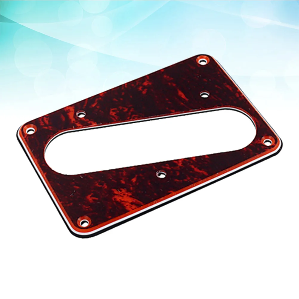 

Flat Base Pickup Ring for Bridge Single Layer Guitar Humbucker Frame Mounting Plate Dark Red Sturdy Replacement Part Elegant
