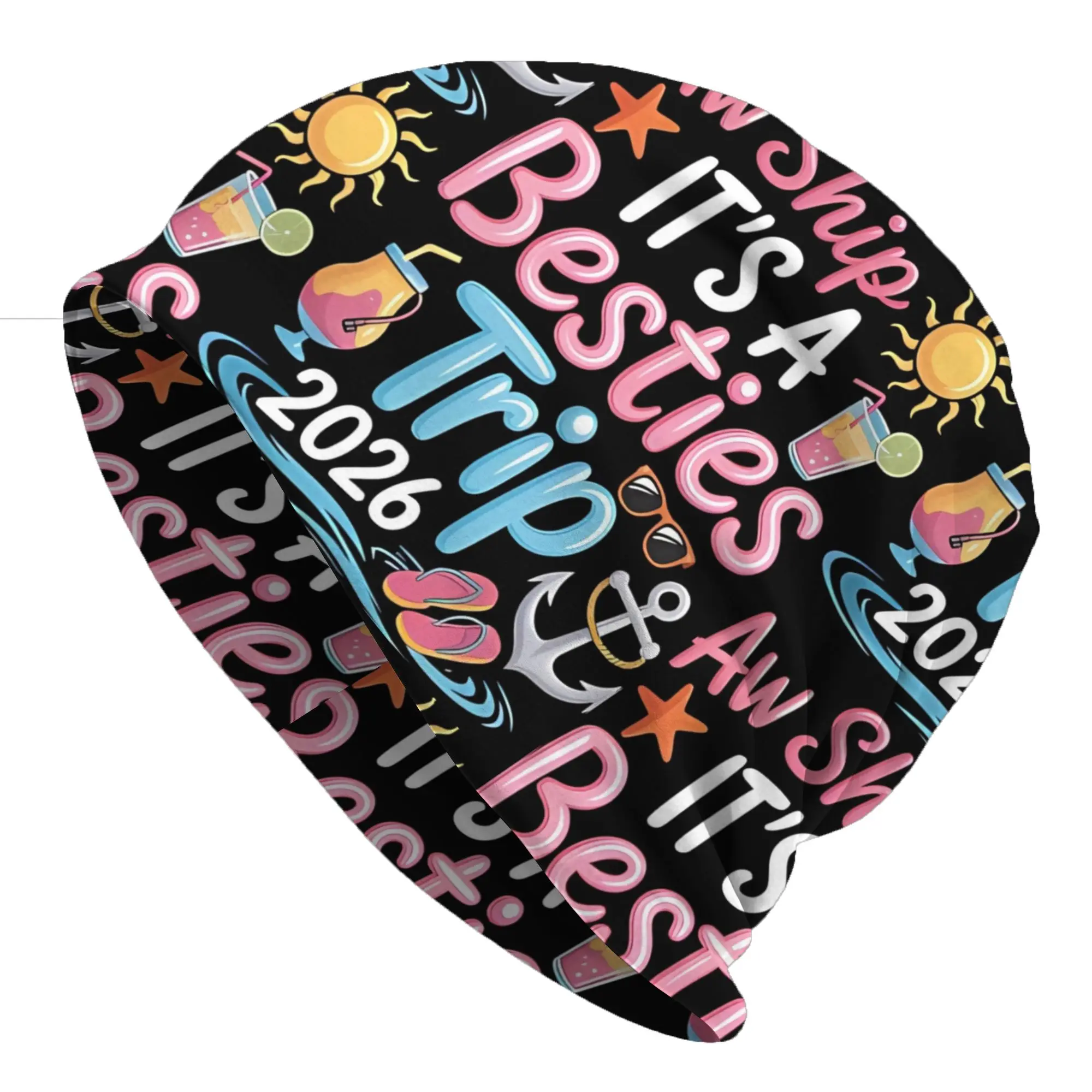 Bonnet Hats Best Friends Journey 2026 Thin Hat Cruise Trip Summer Vacation Autumn Spring Cap Design Skullies Beanies Caps