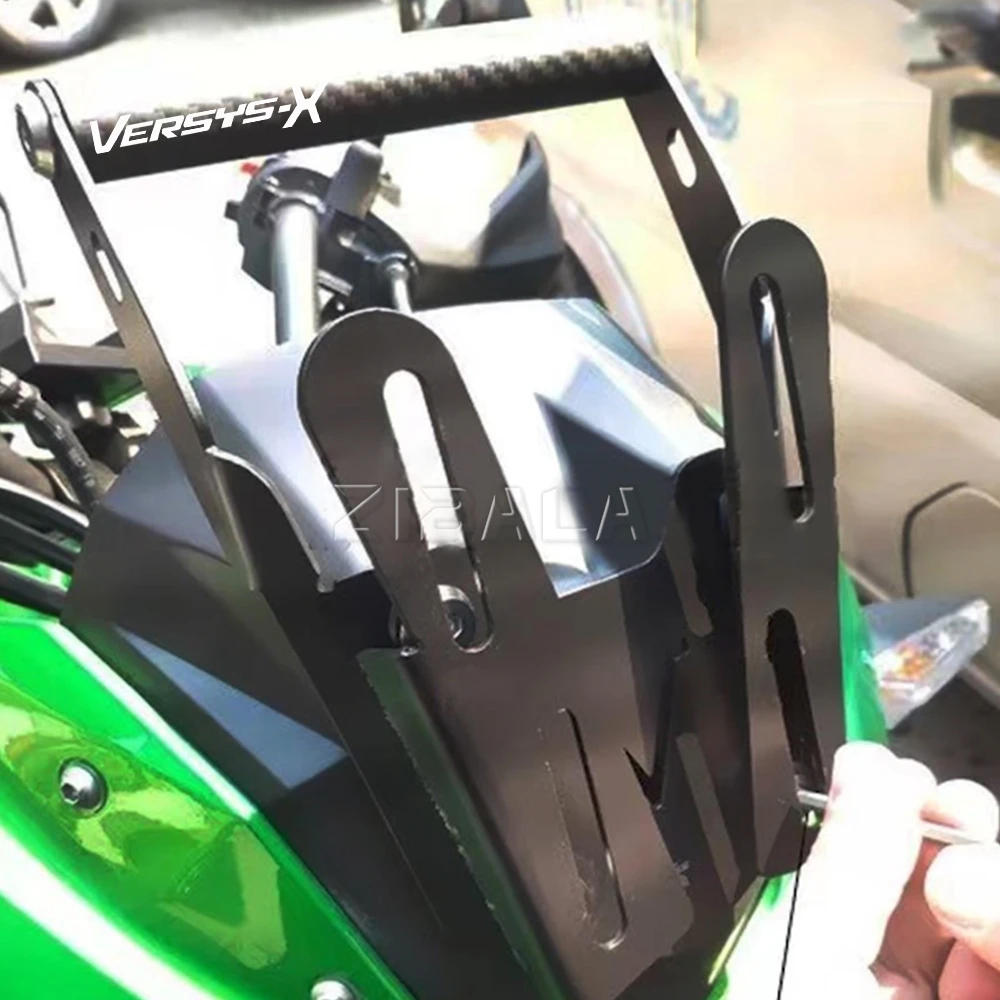 

GPS Holder versys250 versys300 2017-2025 2024 Navigation Bracket Mount Smartphone Motorcycle FOR KAWASAKI VERSYS X300 X250 X-300