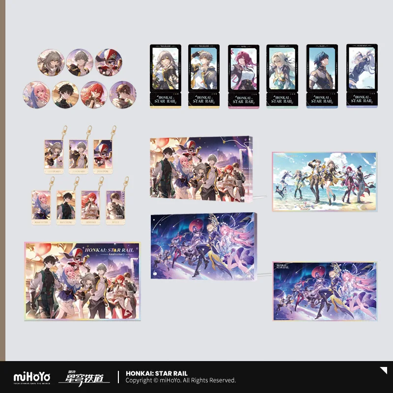 Presale Sunsyea Honkai Star Rail Official Merch miHoYo Original Authentic QDZL Series Badge Keychain Ornament Dan Heng