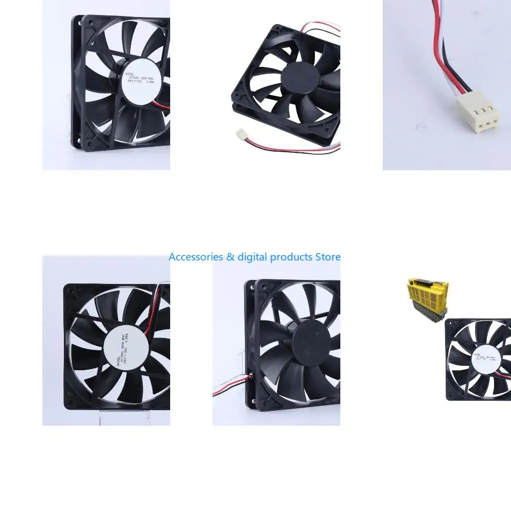 77JD 4710KL-05W-B50 Cooling Fan for Inverter Fan Heat Dissipation DC24V 0.38A 3Pins Cooling Fan Enhances Cooling Efficiency