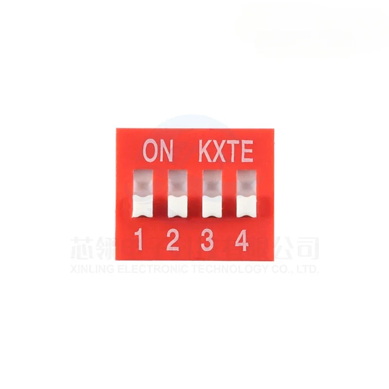 Module d'interrupteur coulissant, interrupteur interdit, rouge, bleu, 1, 2, 3, 10 broches, 2.54mm, 10 pièces