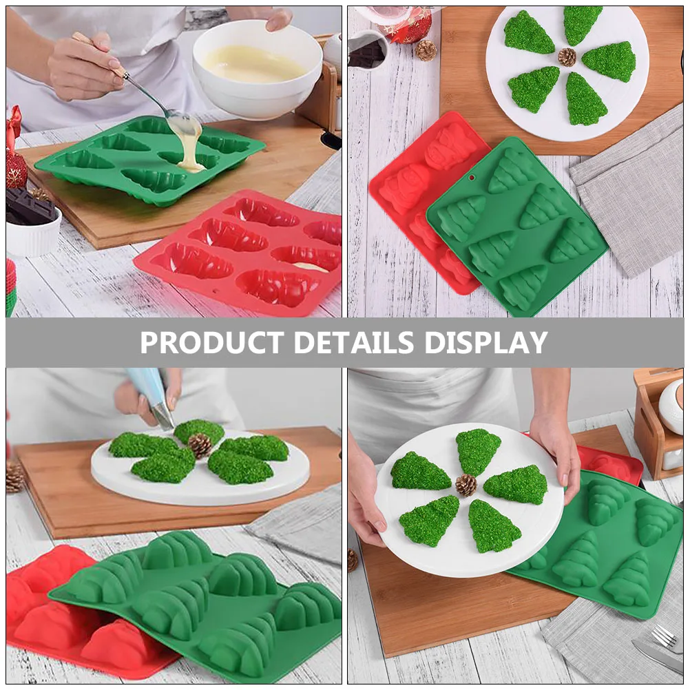 

Christmas Tree Mold Molds for Baking Pumpkin Cake Shapes Silica Gel Cakes Making