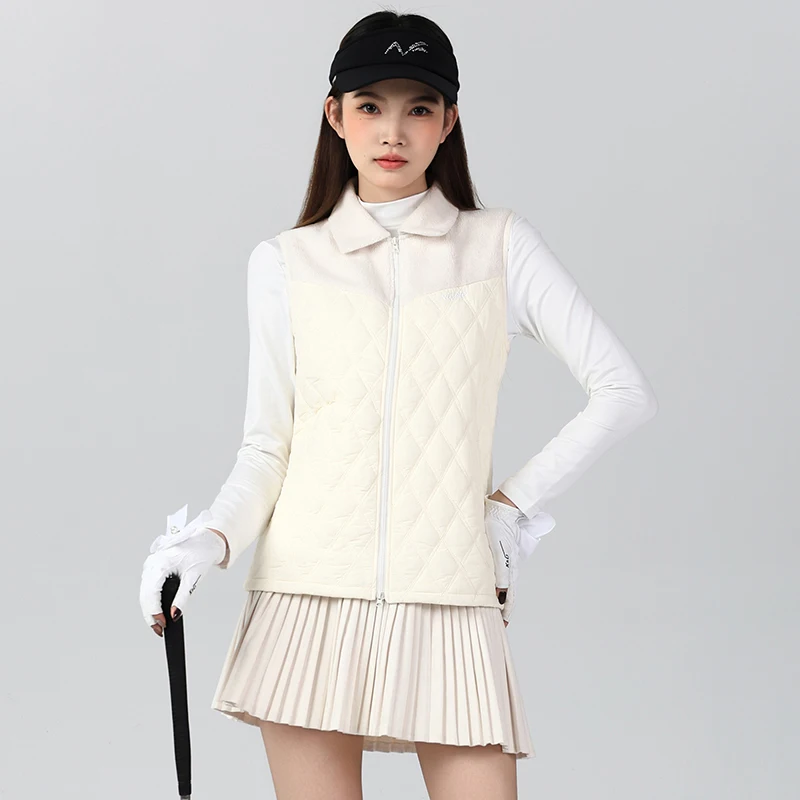 Picture 5: Golf Wear Winter Women's Waistcoat Comfortable Warm Vest Windproof Slim High Quality Outdoor Leisure Sports Suit Skirt