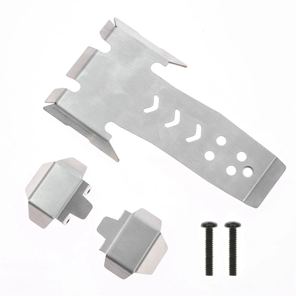 

Stainless Steel Chassis Armor Axle Protector Skid Plate for Vanquish Products VP OPTIC H10 1/10 RC Crawler Car Upgrade Parts