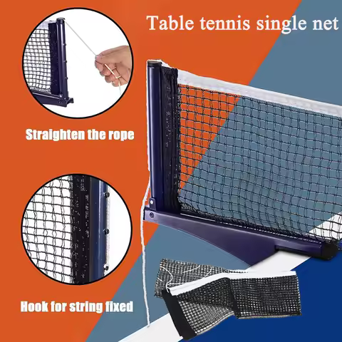 Retractable Table Tennis Net Table Grid Plastic Strong Mesh Rack Replace Kit For Ping Pong Playing Portable Net Kit Net