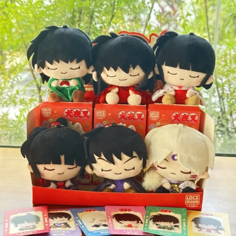 Оригинальная серия Inuyasha Snoozy Buddy Vol.1, слепая коробка, плюшевая кукла, аниме-фигурка, коллекция Sesshomaru Kikyou, подарки на день рождения для детей