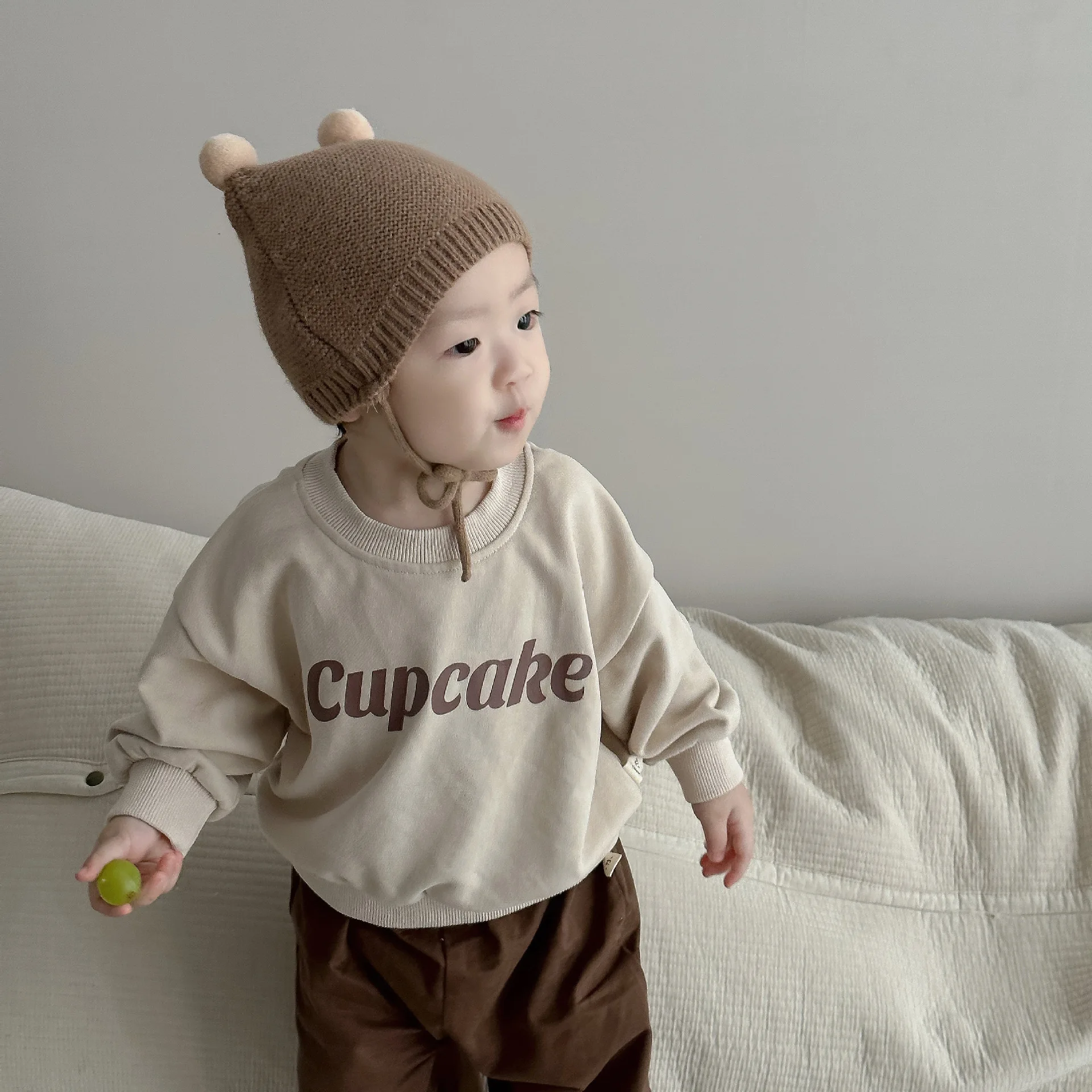 2024 Autumn New Baby Long Sleeve Clothes Set Boys Girls Letter Print Sweatshirt + Pants 2pcs Suit Infant Toddler Casual Outfits