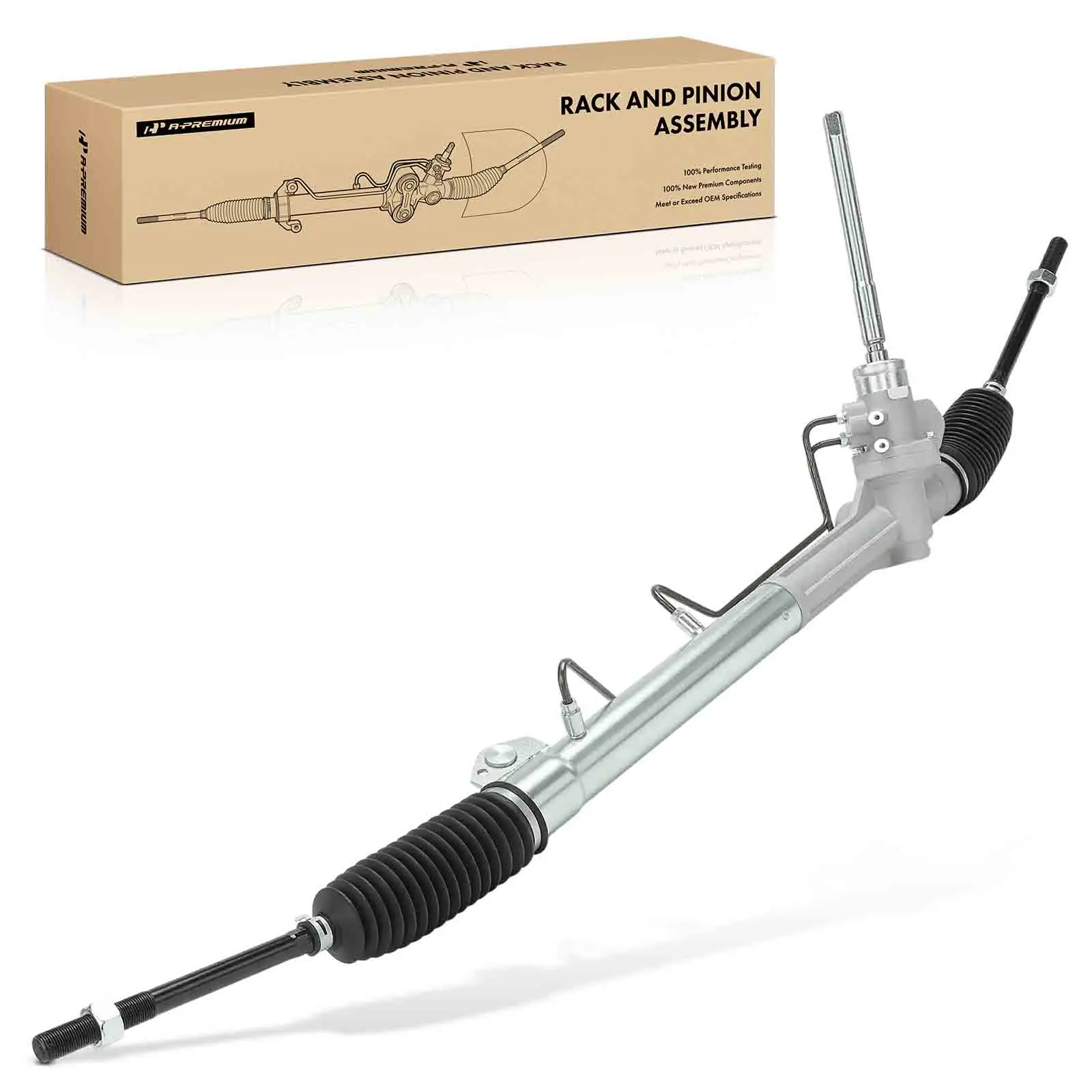 A-Premium Power Steering Rack and Pinion Assembly with Inner Tie Rods for Land Rover LR2 2008-2015