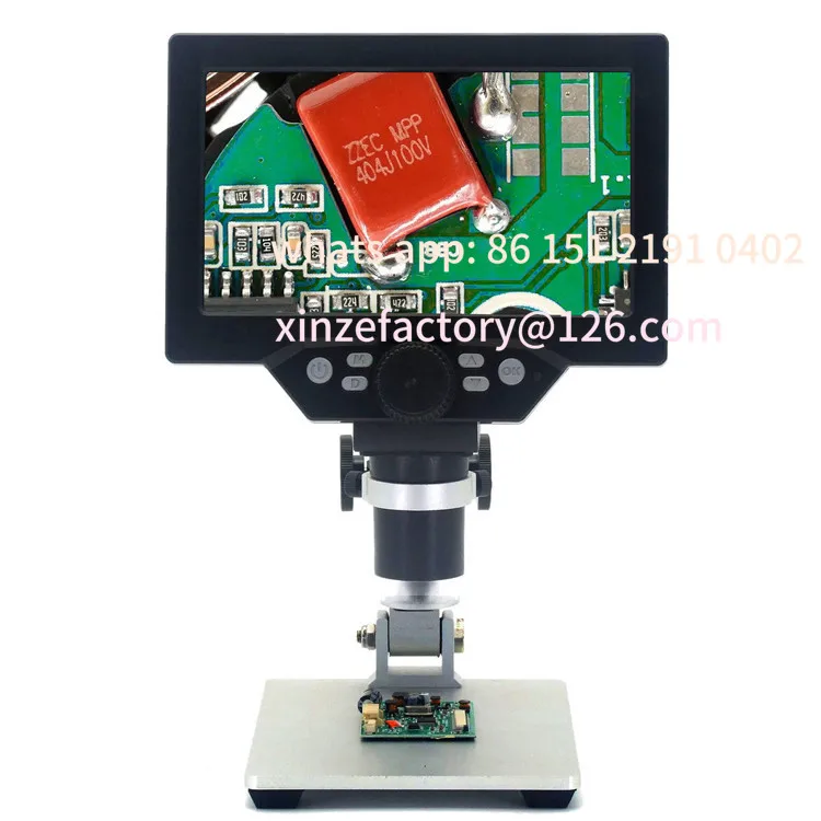 

Customizable digital microscope high definition 7 inch 1200X mobile phone repair product microscopes