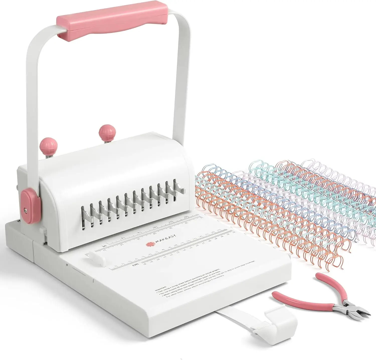 

Portable Book Binding Machine – 2:1 Pitch, 20-Sheet Punch, DIY Albums, Journals, Calendars