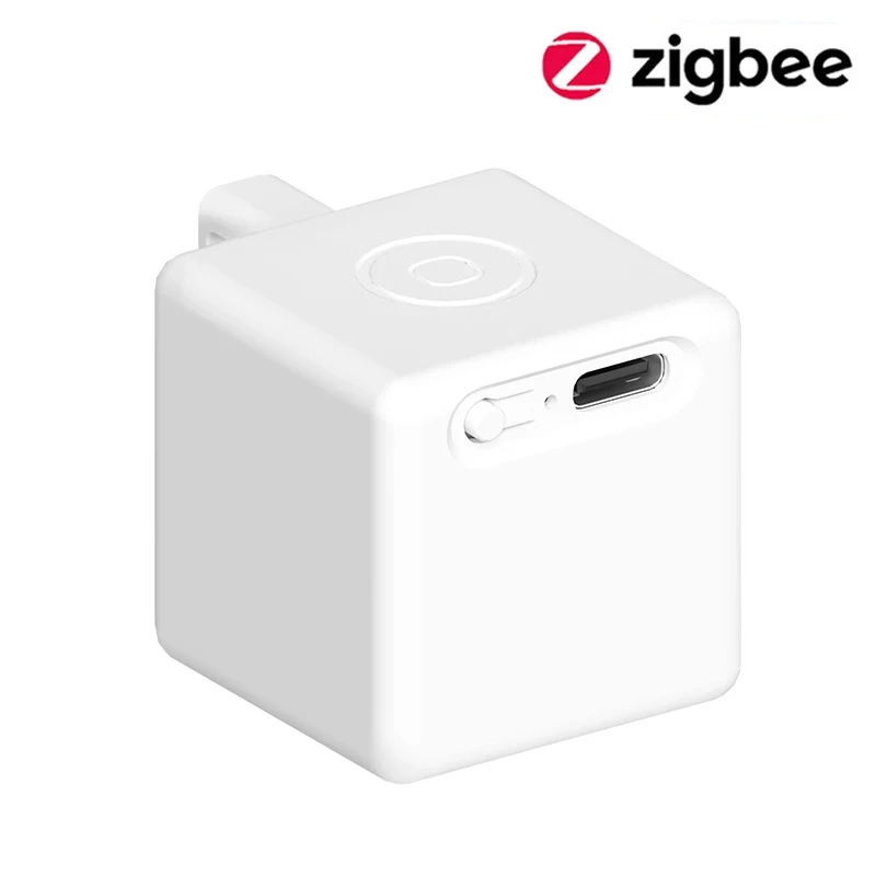 Typ-C Wiederaufladbare Tuya Zigbee Smart Touch Fingerbot Plus 5V Roboter Taste Drücker Arm Schalter Unterstützung Alexa google Home Alice