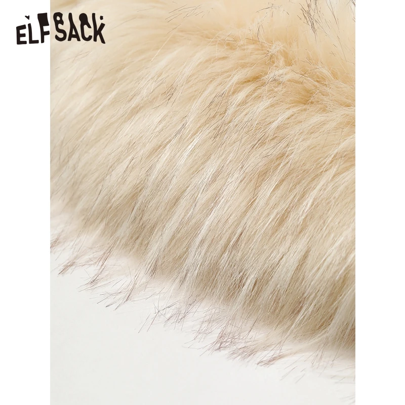 Imagem -06 - Elfsack Emendado para Baixo Cabolsas Feminino 2023 Inverno Quente Meados de Comprimento Outwears