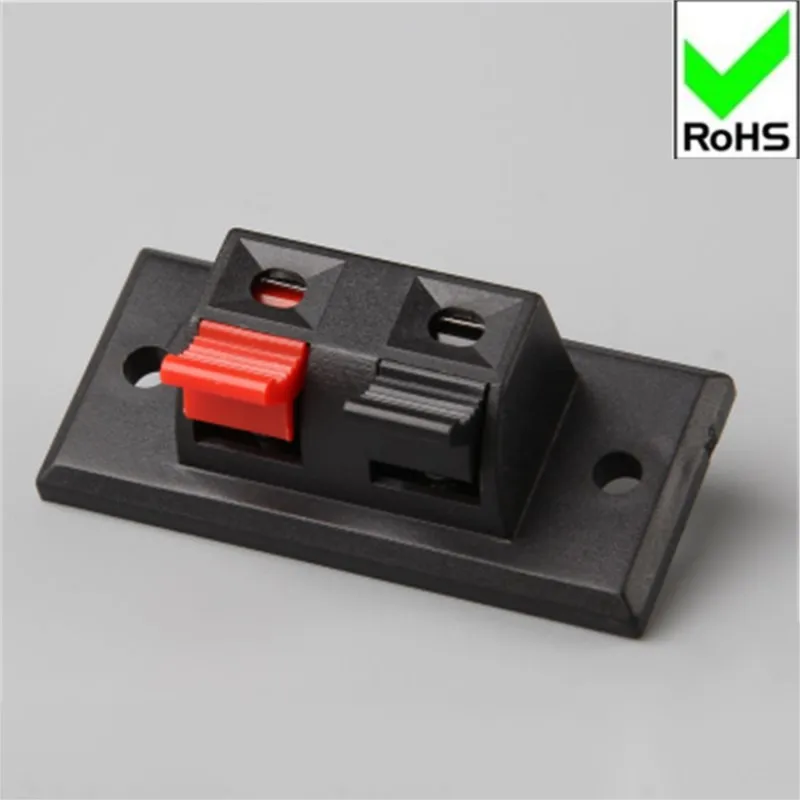 10 PCS High Quality Audio Connecting Clamp 2 Bit Fast Clamp Aging Test Clamp WP2-3 Rectangular External Connecting Base