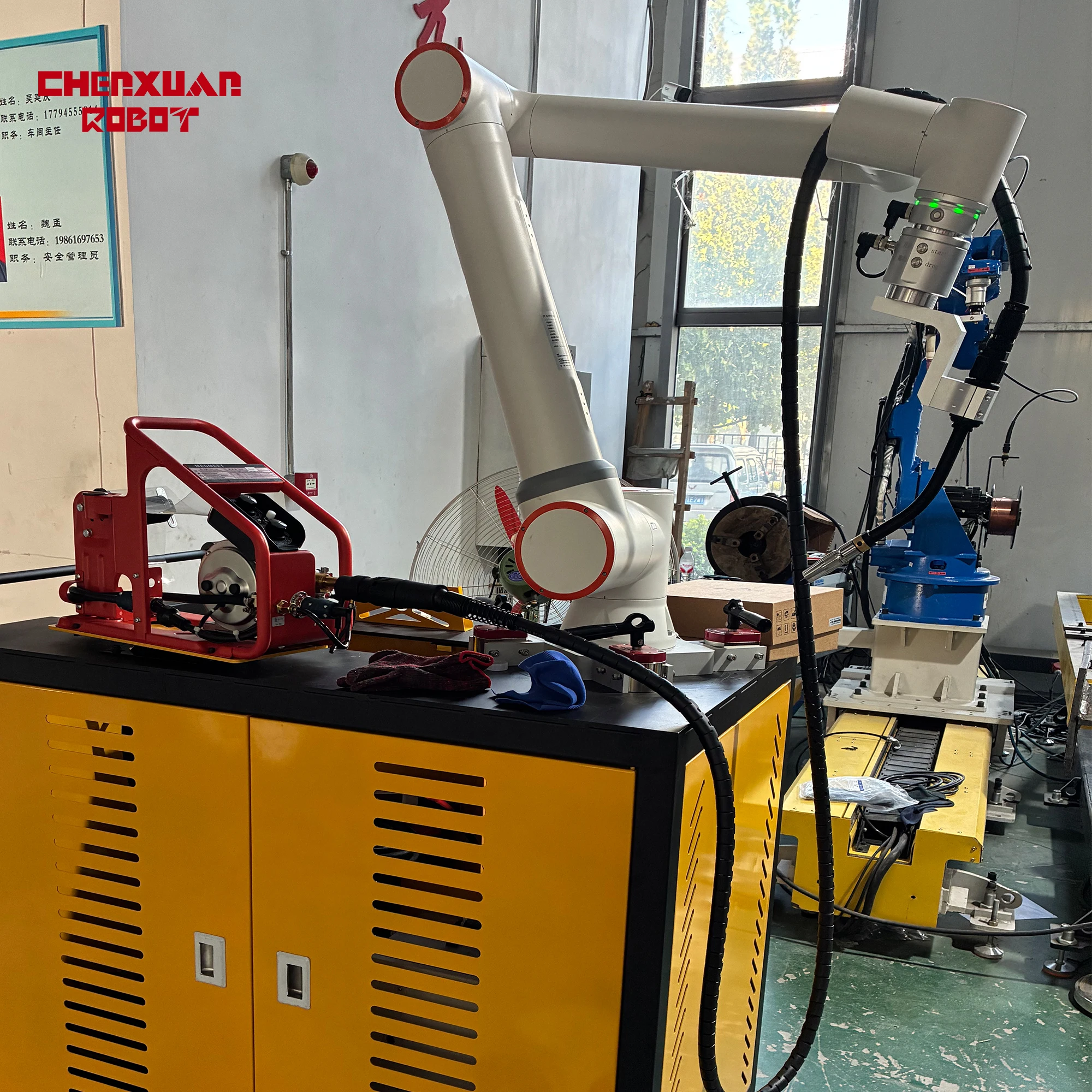 Chenxuan 6-Axis FR5 Cobot 5kg Payload PLC Motor Collaborative ic Arm Welding Polishing Grinding Aluminum Stainless Steel