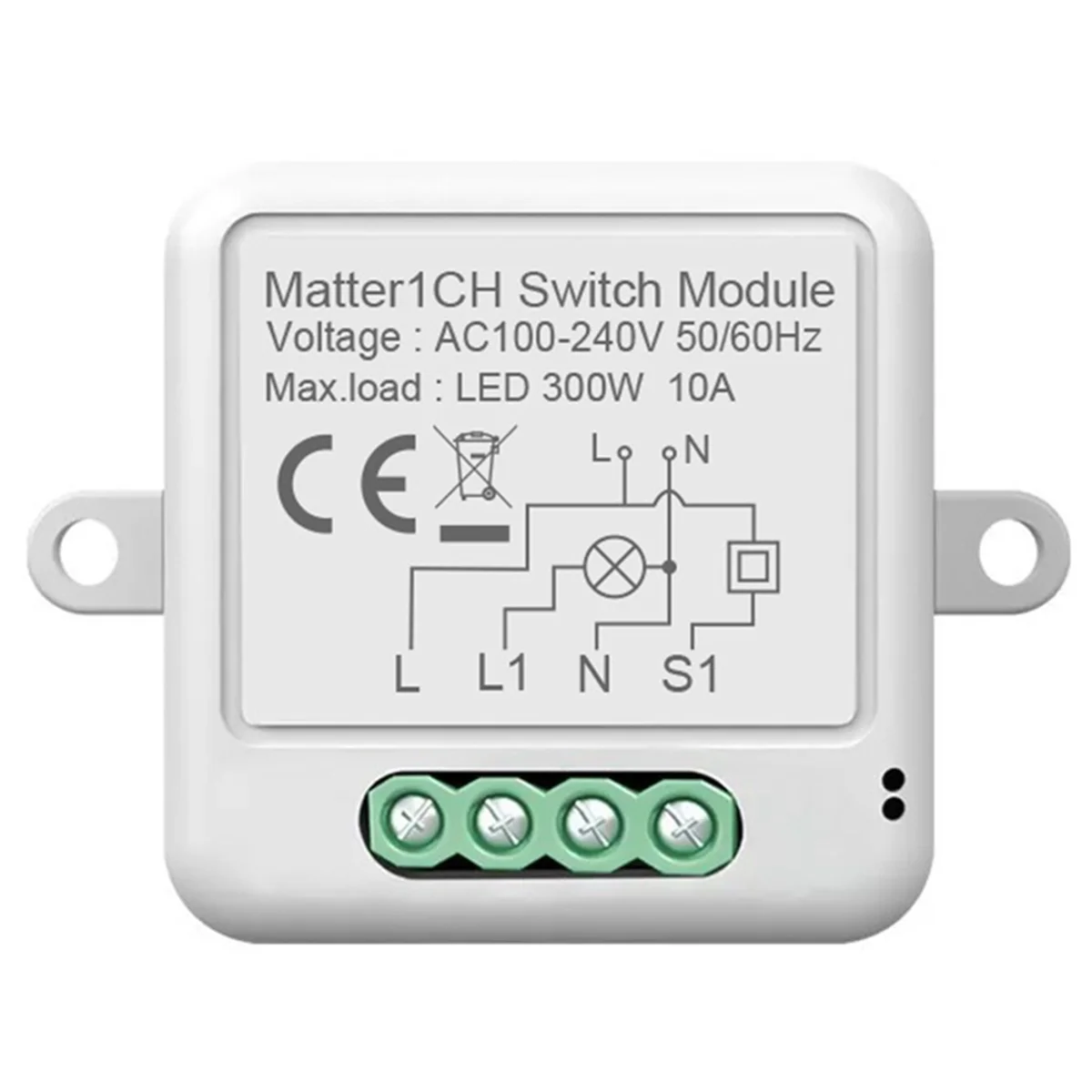 A79G Matter WiFi Smart Switch 2x5A Smart Home Automation Relaismodul Funktioniert mit für Zuhause