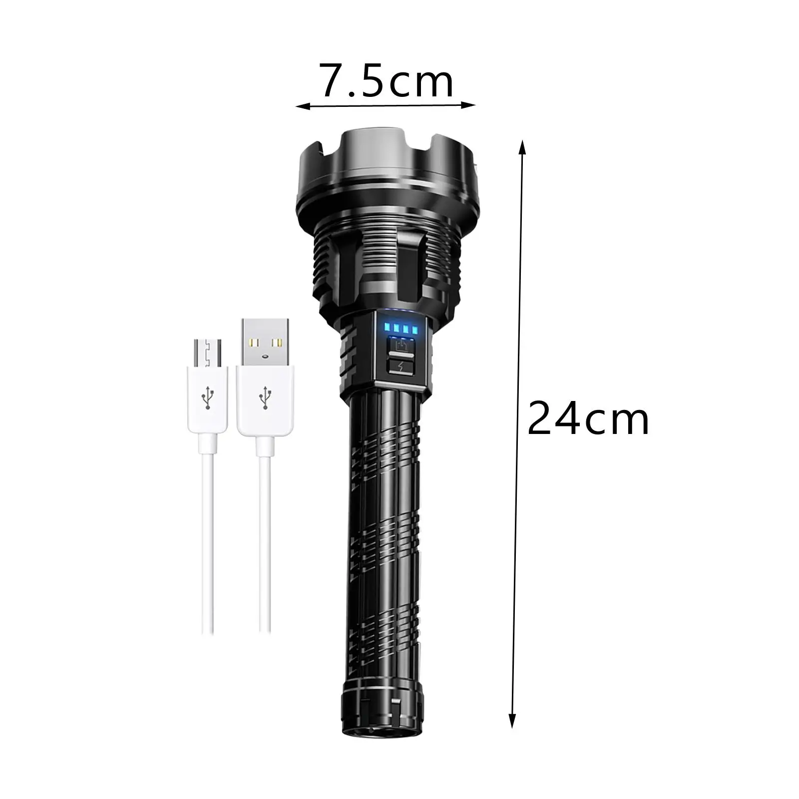 Flashlight Handheld Flashlight Super Bright LED Flashlight for Camping Fishing