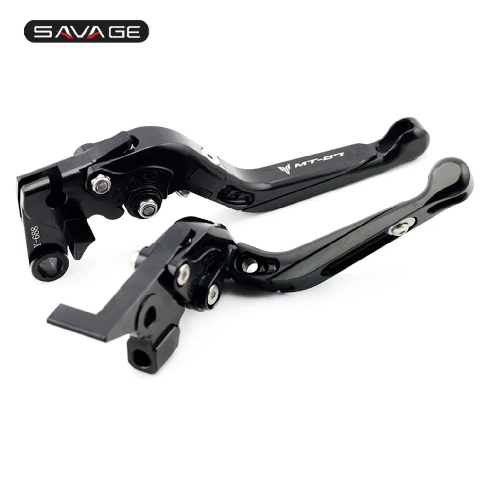 Brake Clutch Levers For YAMAHA MT07 FZ07 FZ-07 2014-2023 Motorcycle Accessories Adjustabale Folding Extendable Handles MT-07