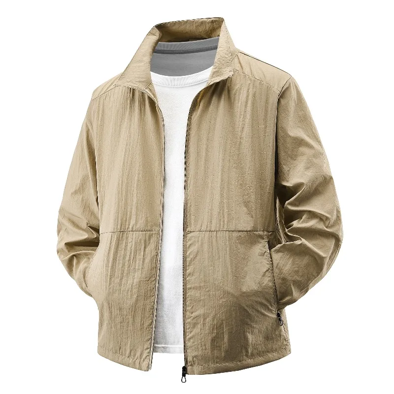 Men's Summer Outdoor Badminton Training Sports Leisure UV Protective Coat Fashion Trend Versatile Sunscreen Skin Clothes